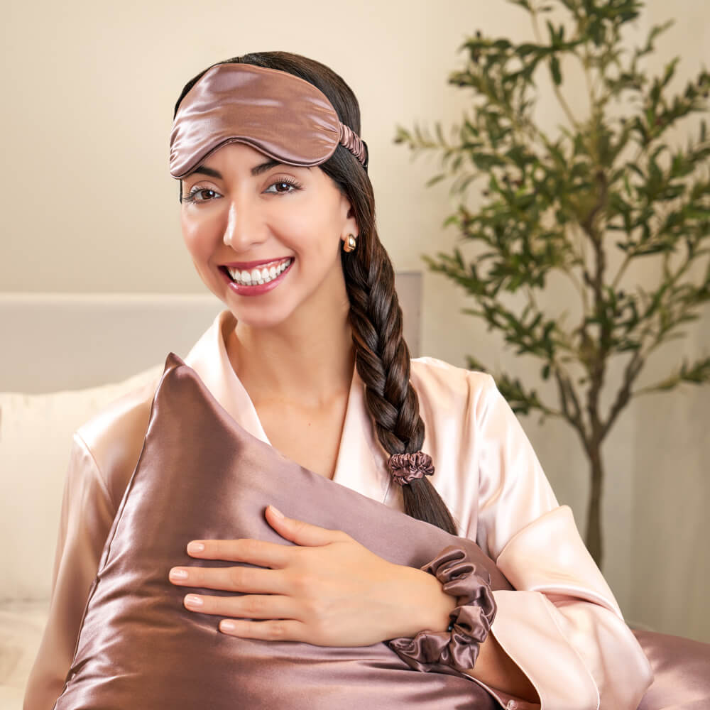 Plum Mulberry Silk Blissy Dream Set – Blissy Queen