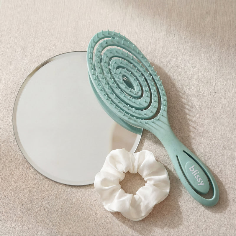 Blissy Detangling Brush - Teal
