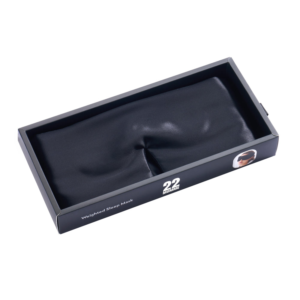 Sleep Mask - Black - Weighted