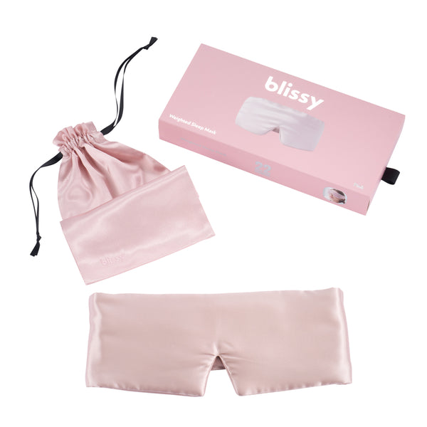 Sleep Mask - Pink - Weighted