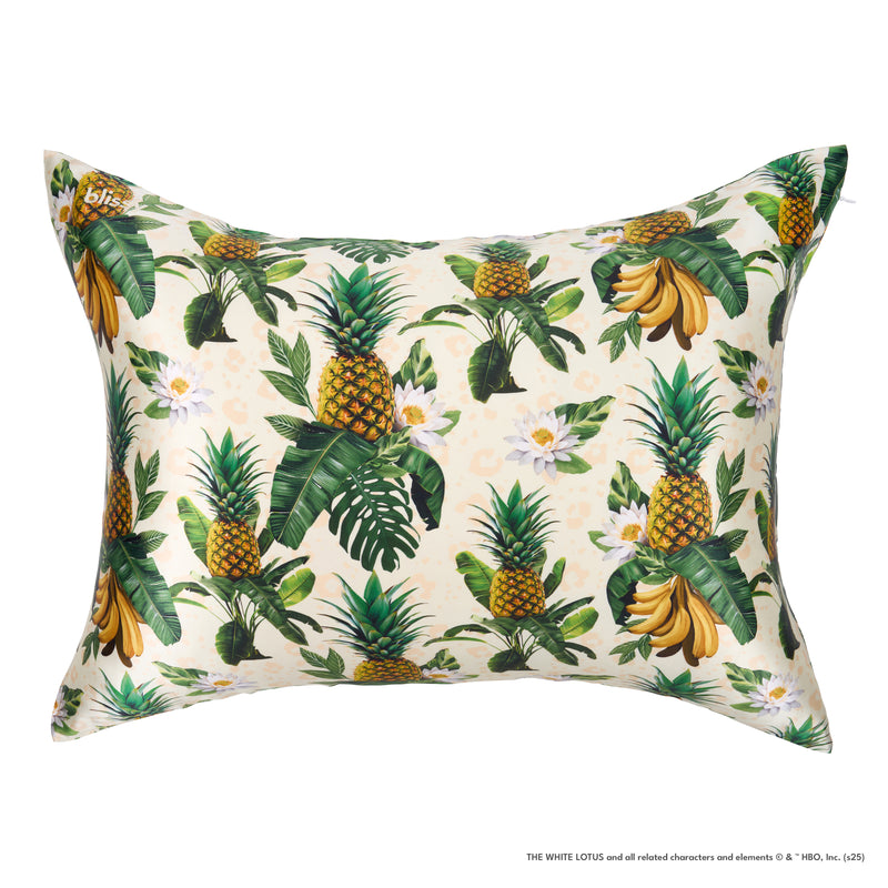 Pillowcase - White Lotus - Pineapple - King