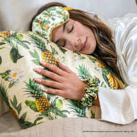 Pillowcase - White Lotus - Pineapple - King