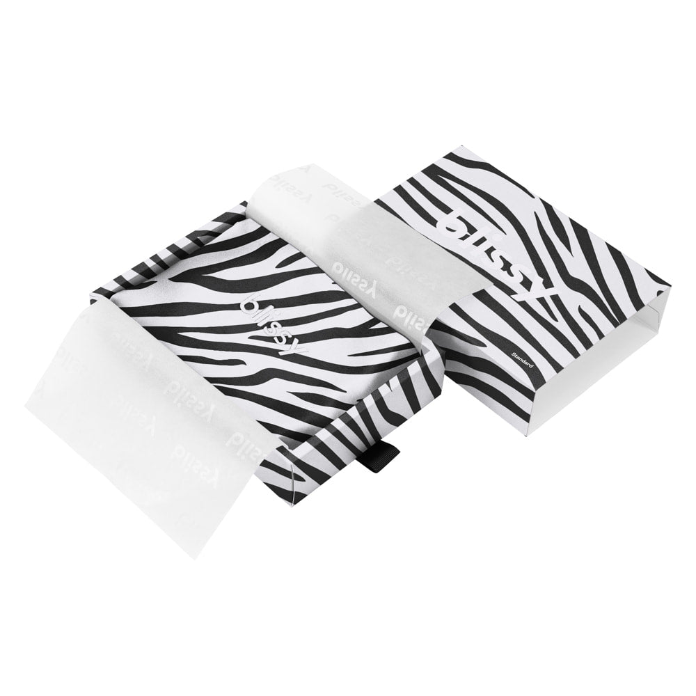 Queen Zebra Pillowcase – Blissy Premium Silk