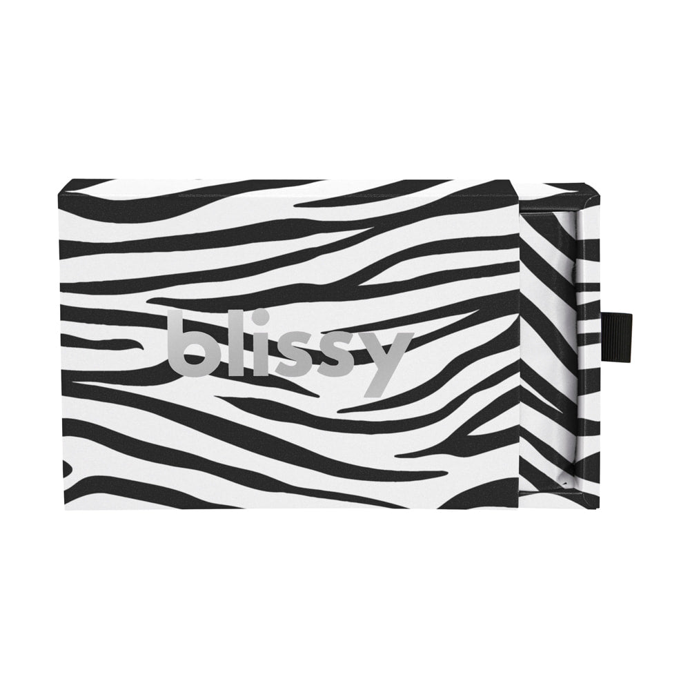 Blissy Zebra Silk Pillowcase Detail – King