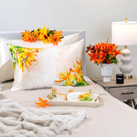 Pillowcase - Zodiac Flower - Aries Honeysuckle - King