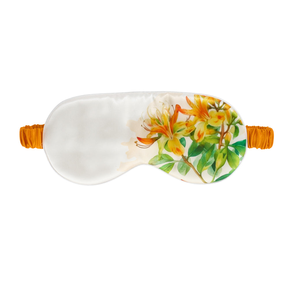 Blissy Zodiac Flower Sleep Mask Lifestyle – Mulberry Silk