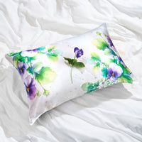 Pillowcase - Zodiac Flower - Capricorn Pansy - King