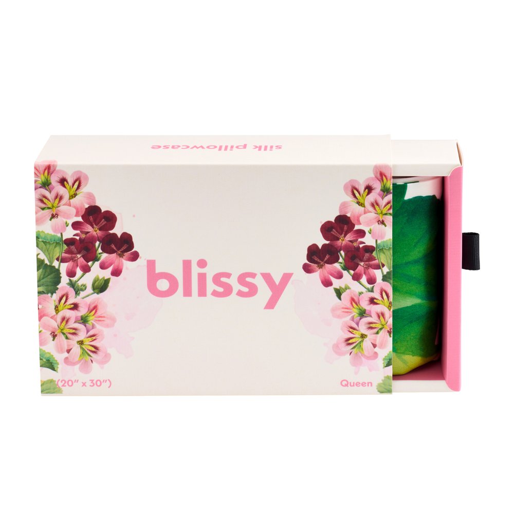 Zodiac Flower Mulberry Silk Pillowcase – Blissy Standard