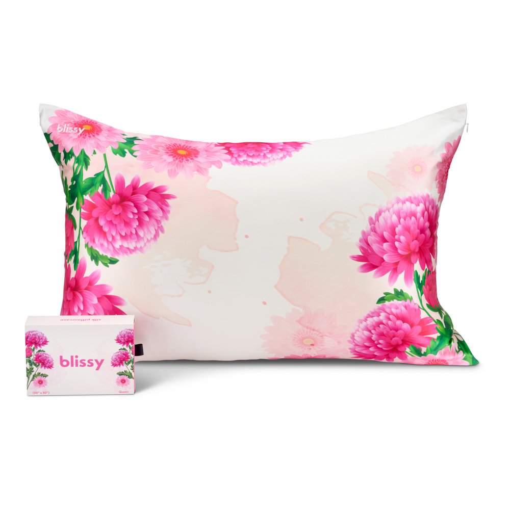 King Zodiac Flower Pillowcase – Blissy Premium Silk