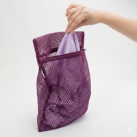 Blissy - Mesh Wash/Laundry Bags - Plum (3 pack)