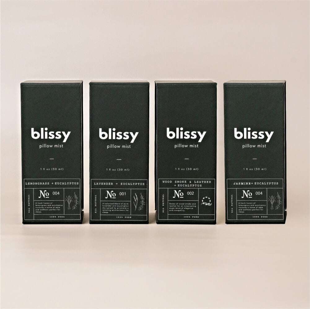 Blissy Award-Winning Aromatherapy Spray Blissy Sleep & Pillow Mist Lifestyle – Mulberry Silk