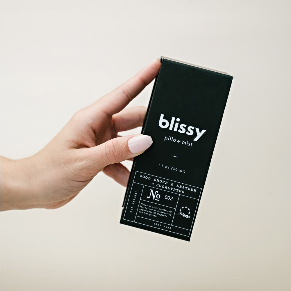 Blissy Blissy Sleep & Pillow Mist (Woodsmoke & Leather + Eucalyptus)