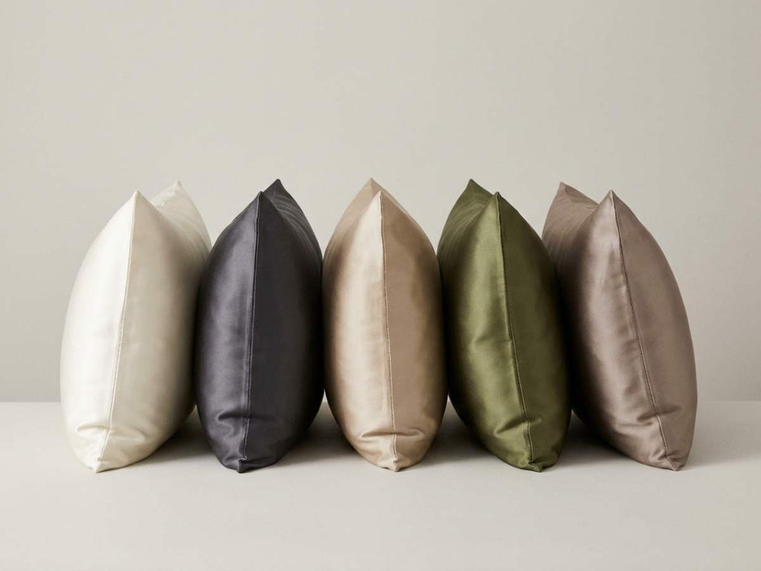 Compare silk pillowcases side by side