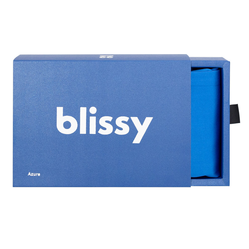 Standard Azure Pillowcase – Blissy Premium Silk