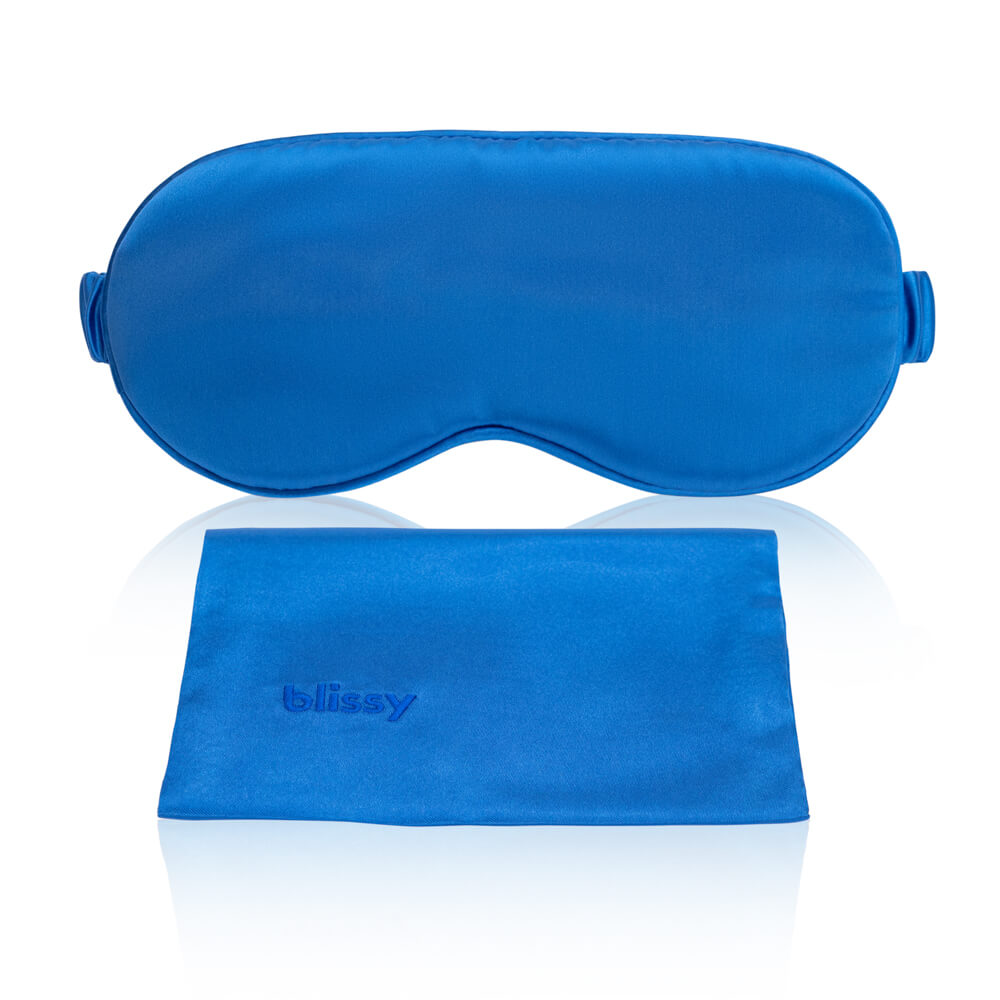 Azure Sleep Mask – Blissy Premium Silk
