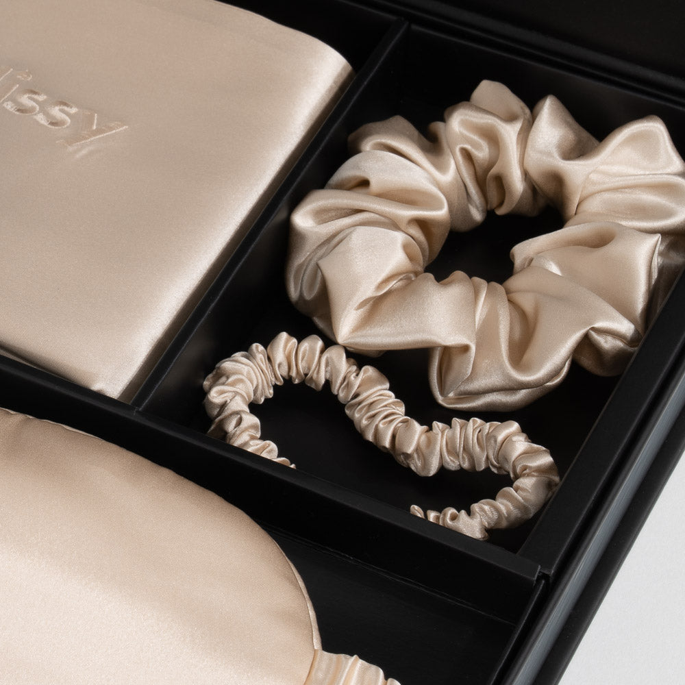 Blissy Mulberry Silk Blissy Dream Set – Champagne Standard