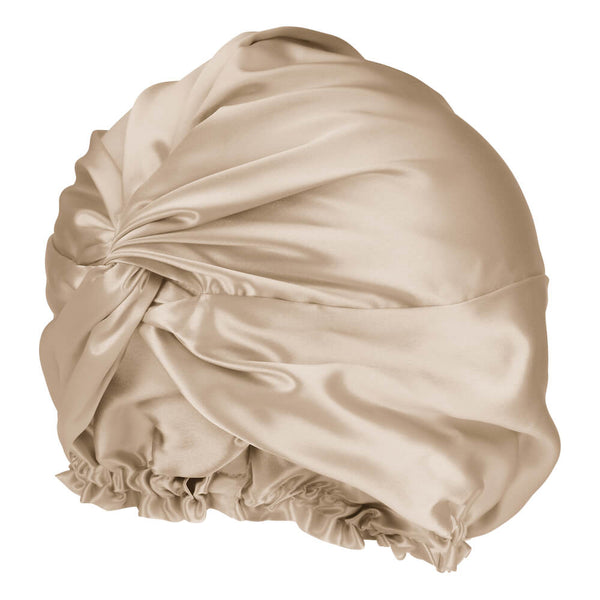 Blissy Champagne Blissy Bonnet Lifestyle – Mulberry Silk