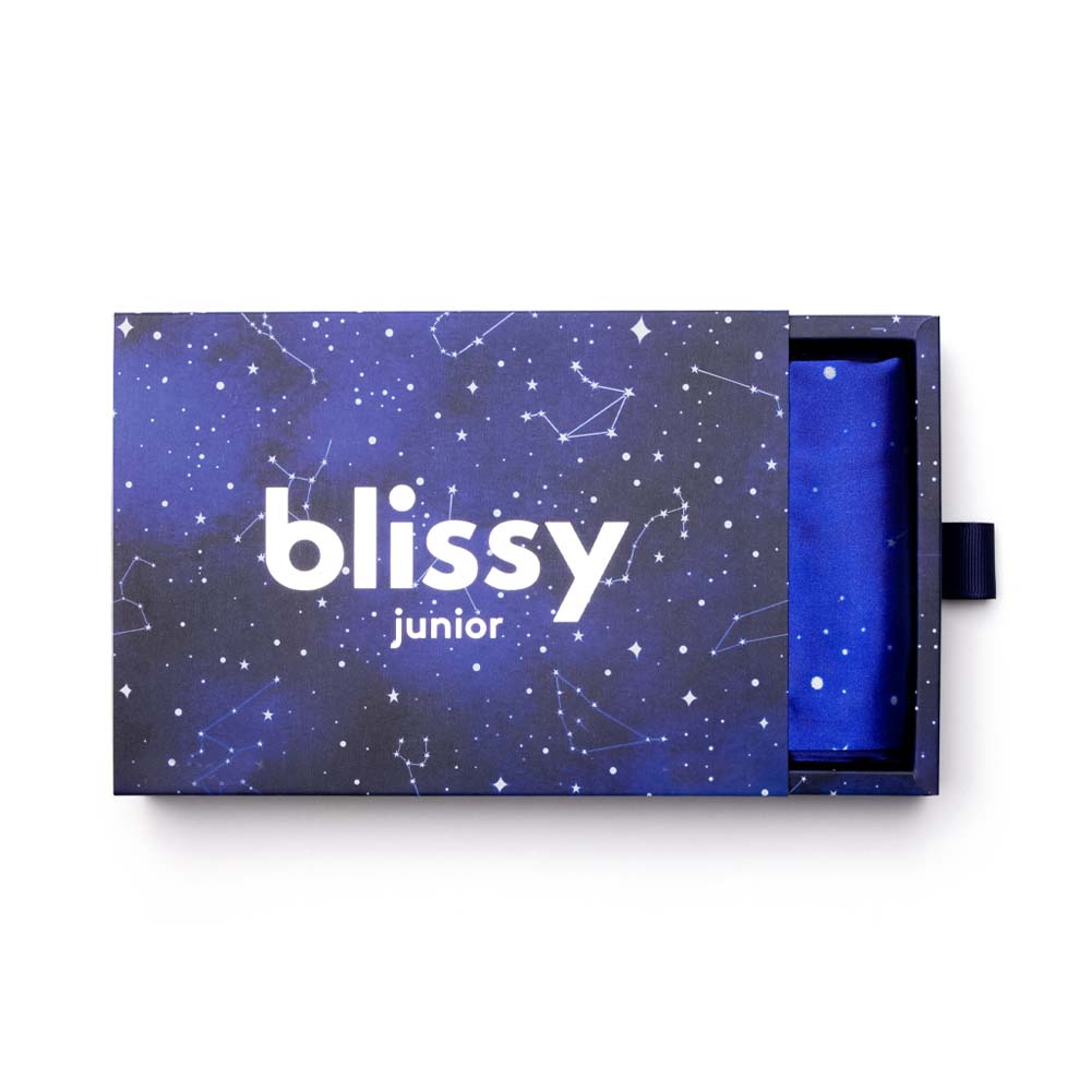 Night Sky Pillowcase Close-Up – Blissy 22 Momme Silk
