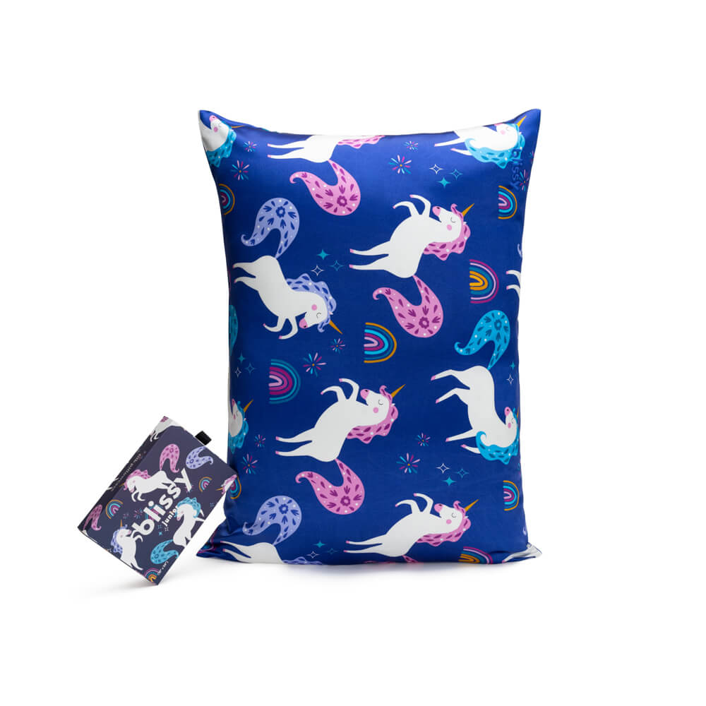 Blissy Unicorn Silk Pillowcase Detail –