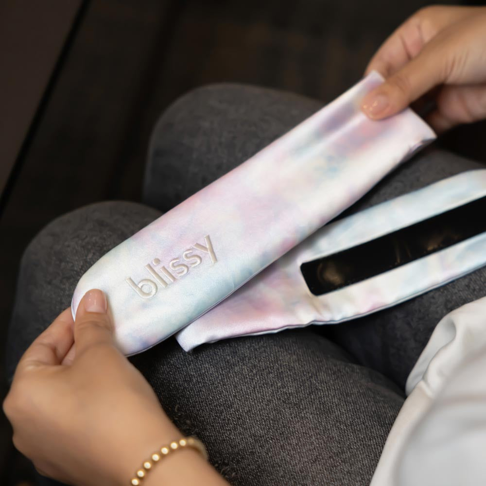 Blissy Tie-Dye Blissy Beauty Band Lifestyle – Mulberry Silk
