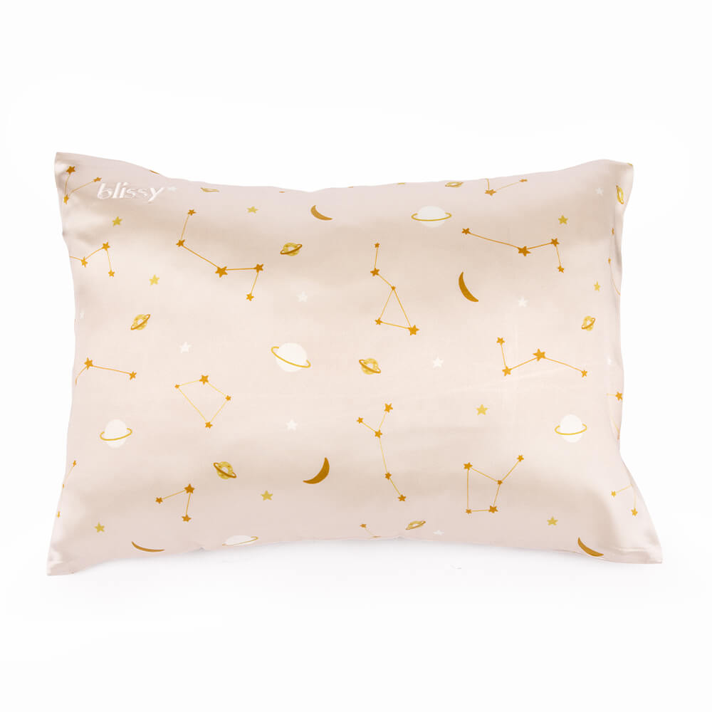 Blissy Mulberry Silk Pillowcase – Pink Galaxy