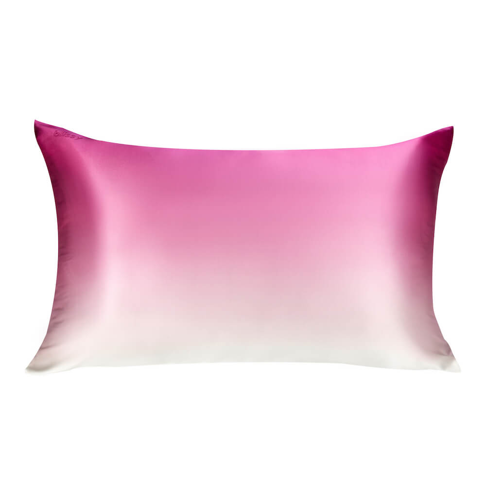 Standard Pink Ombre Pillowcase – Blissy Premium Silk