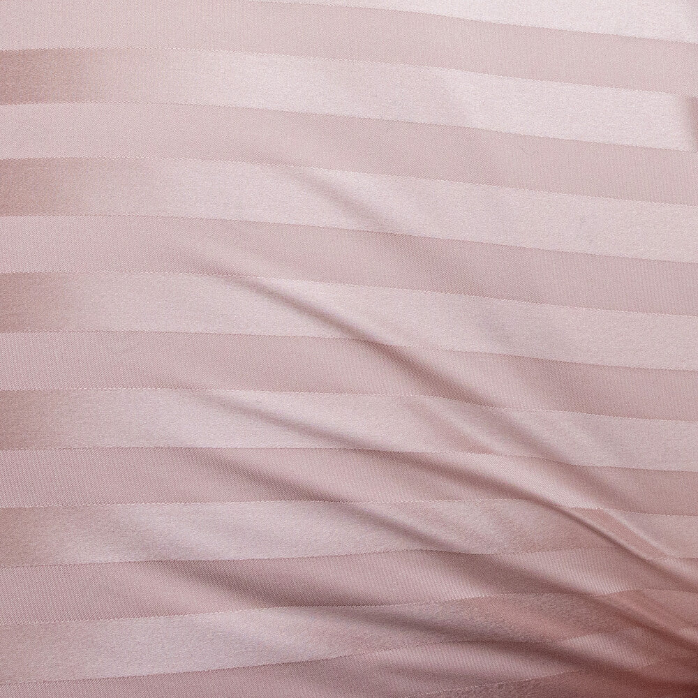 Blissy Queen Pink Striped Pillowcase Lifestyle – Mulberry Silk