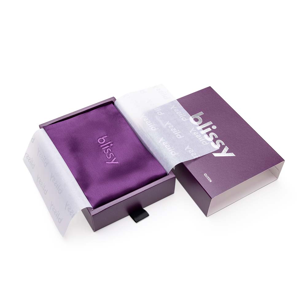 Blissy Mulberry Silk Pillowcase – Royal Purple King