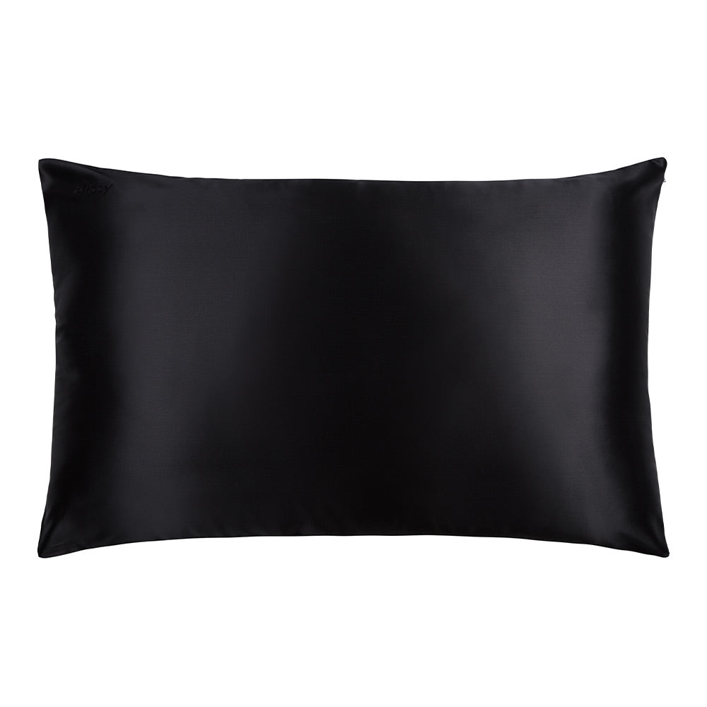 Queen Black Pillowcase – Blissy Premium Silk