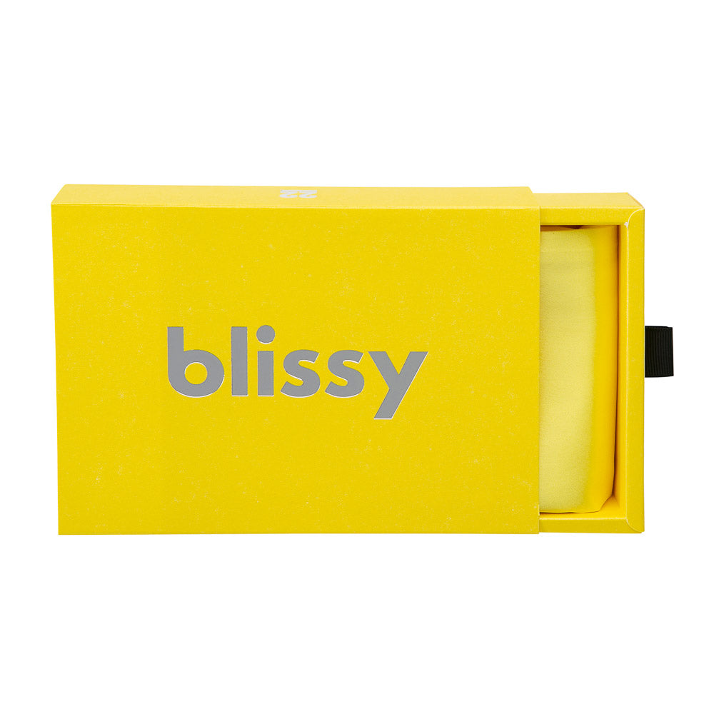Queen Sunshine Yellow Pillowcase – Blissy Premium Silk