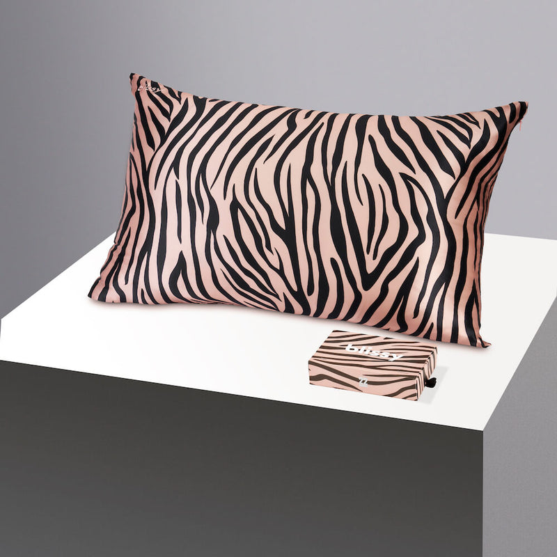 Pillowcase - Tiger - Queen - Blissy Queen Tiger Pillowcase – 22 Momme Mulberry Silk, 100% Silk