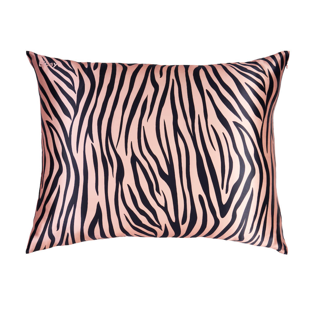 Blissy Tiger Silk Pillowcase Detail – Queen
