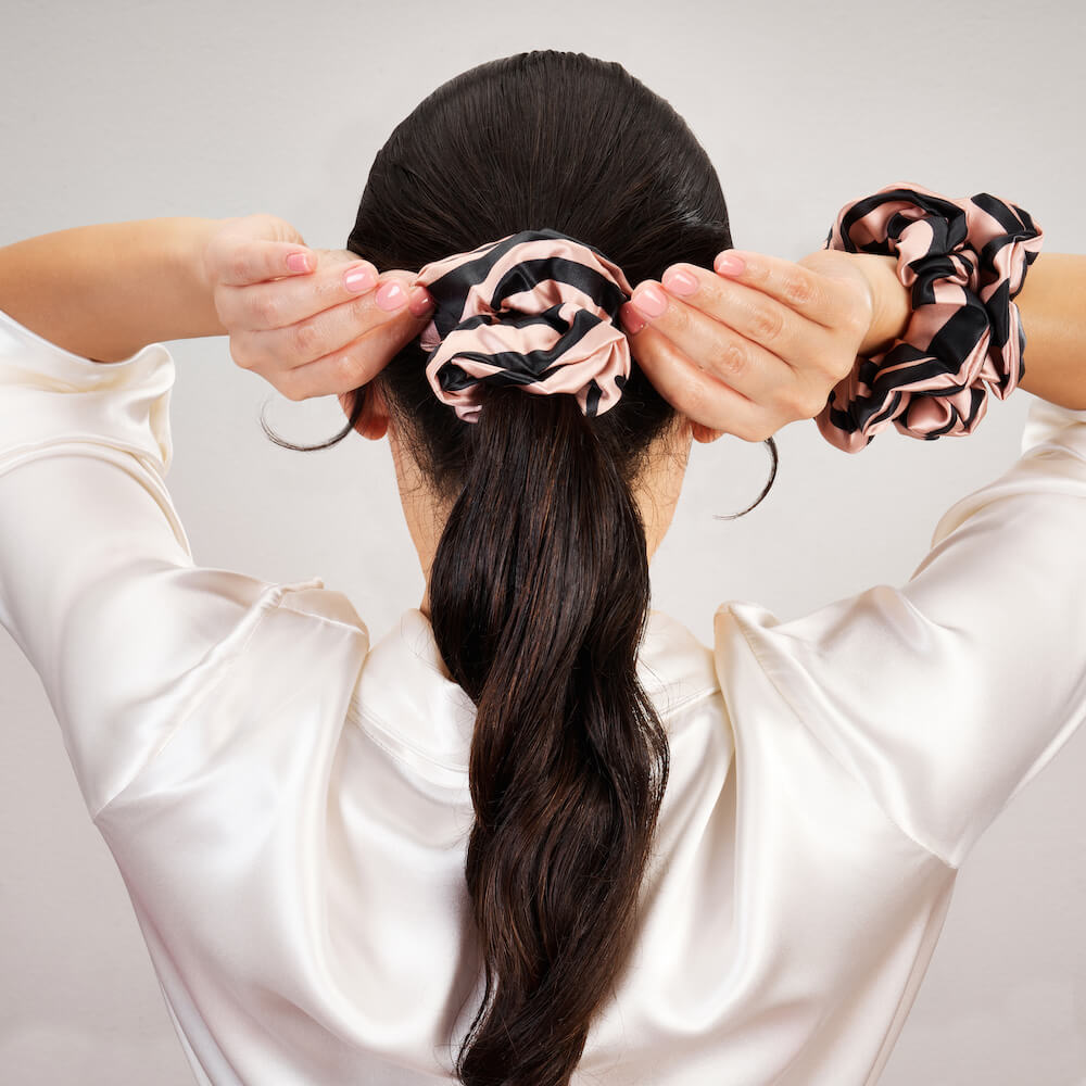 Blissy Mulberry Silk Blissy Scrunchies – Tiger
