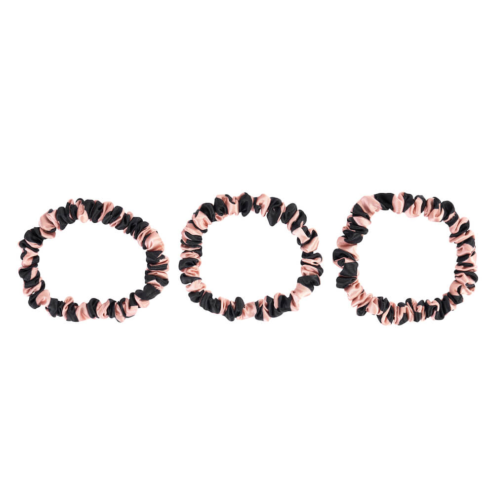 Blissy Tiger Blissy Skinny Scrunchies Lifestyle – Mulberry Silk