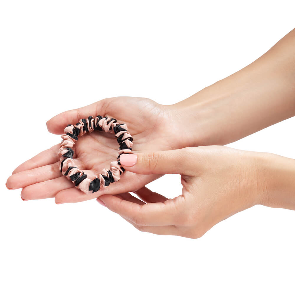 Blissy Mulberry Silk Blissy Skinny Scrunchies – Tiger